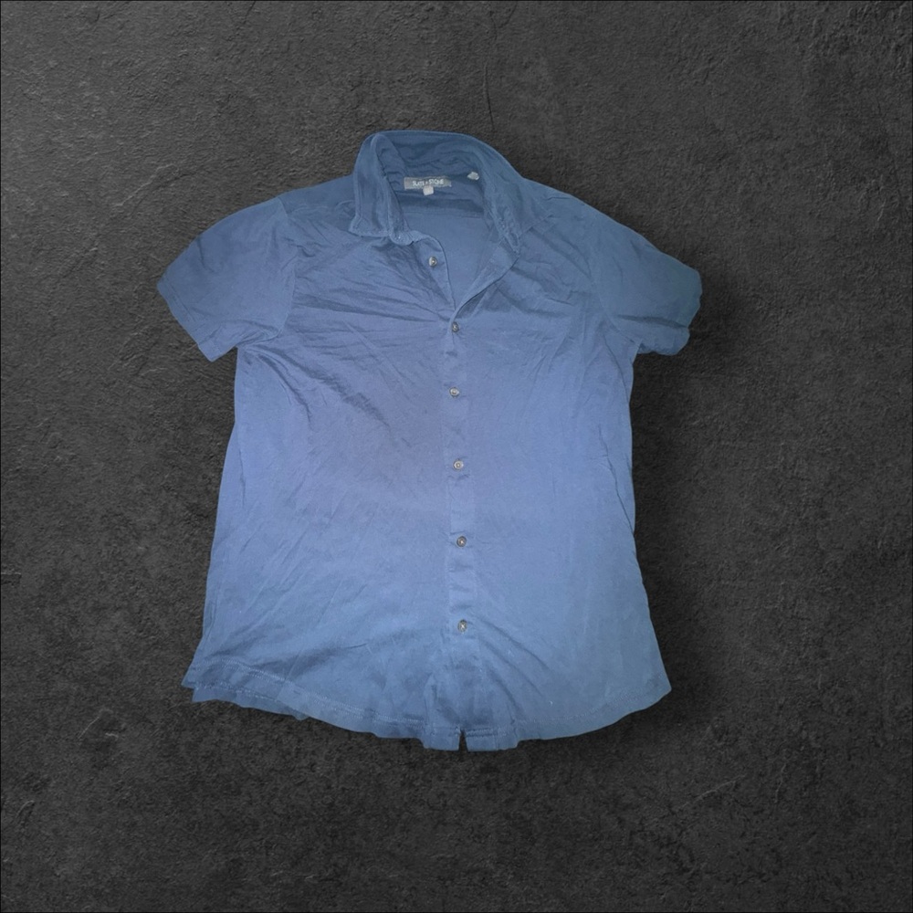 Slate & Stone Casual Blue Button Down Shirt